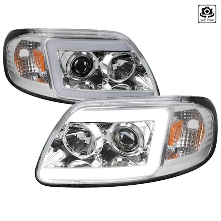 Spec-D Tuning Ford F150 Projector Headlights 1997-2003 2LHP-F15097-G2-TM